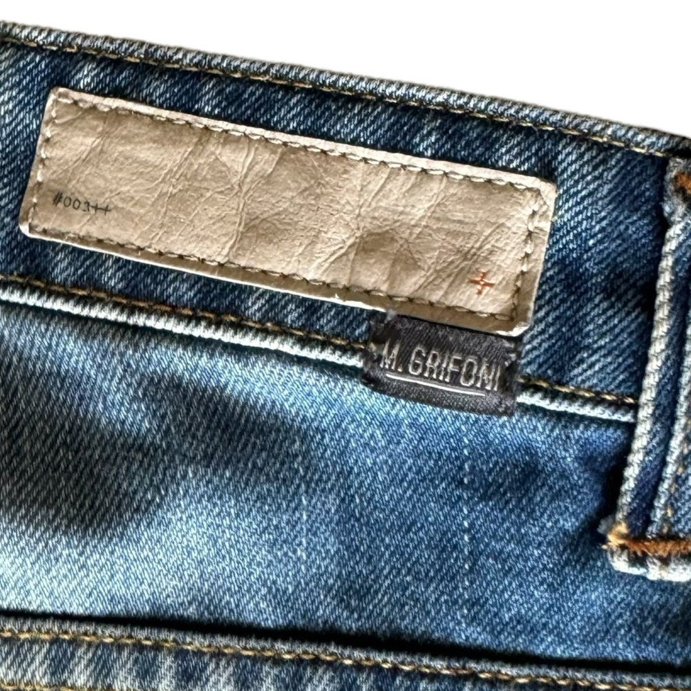 Mauro M. Grifoni Denim Streetwear Women’s 29 Distressed Jeans High End Italy - Picture 6 of 14